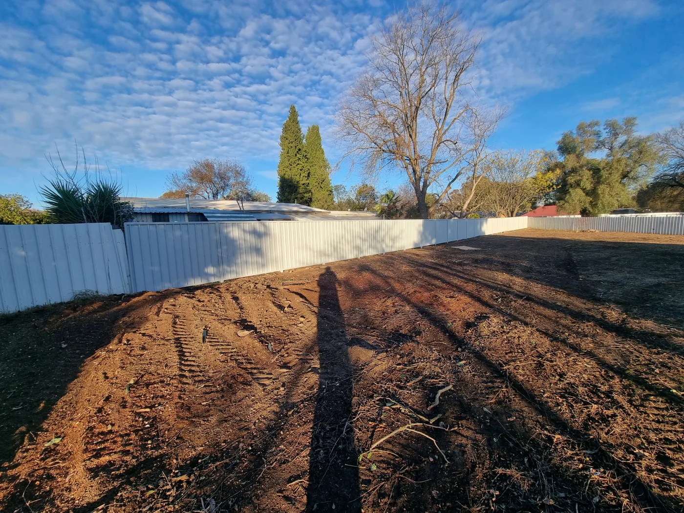 Fencing installation project