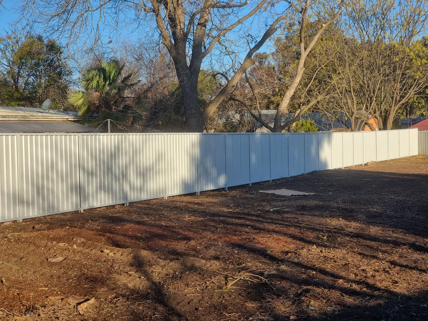 Fencing installation project