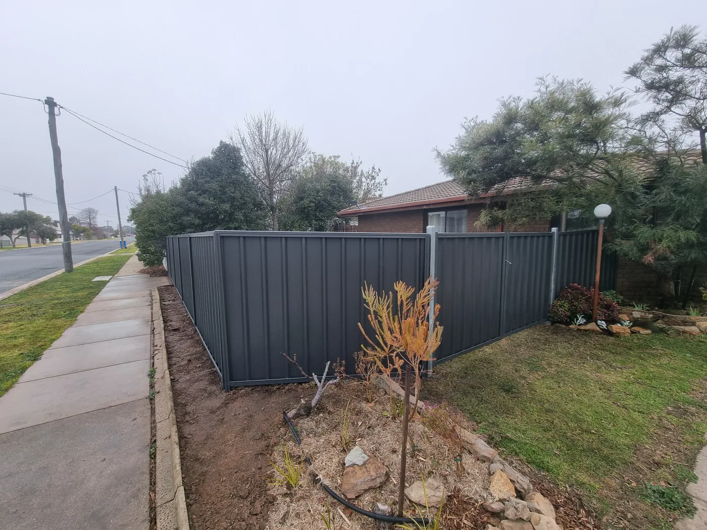 Fencing installation project
