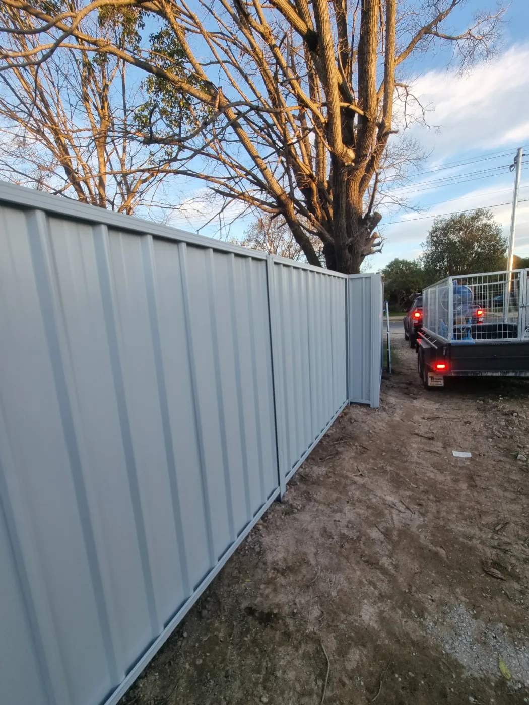 Fencing installation project