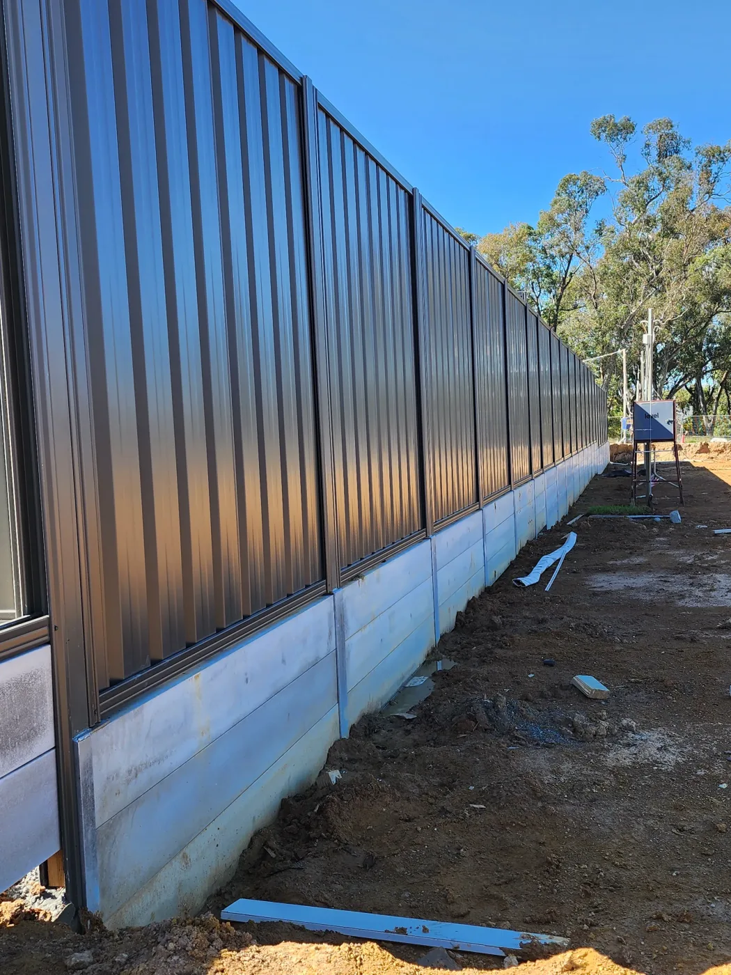 Fencing installation project