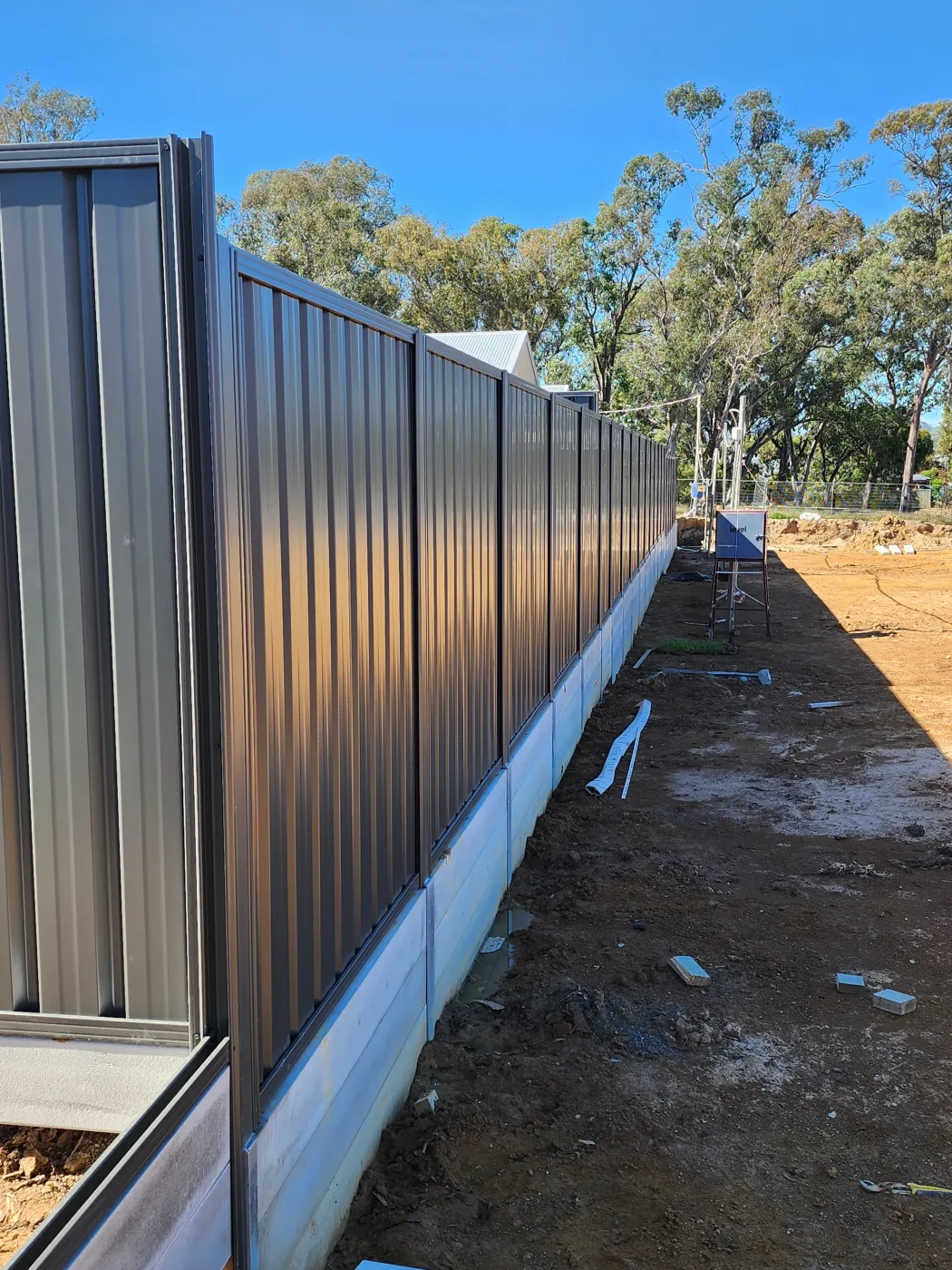 Fencing installation project