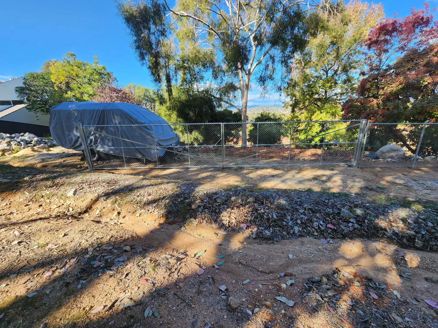 Fencing installation project