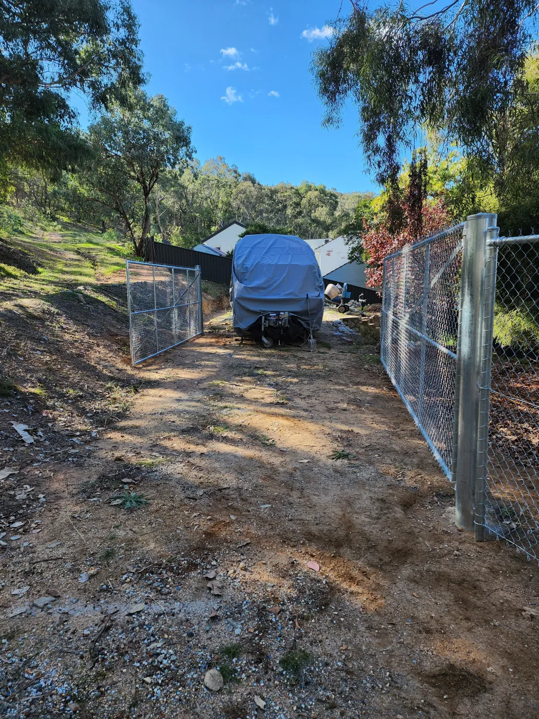Fencing installation project
