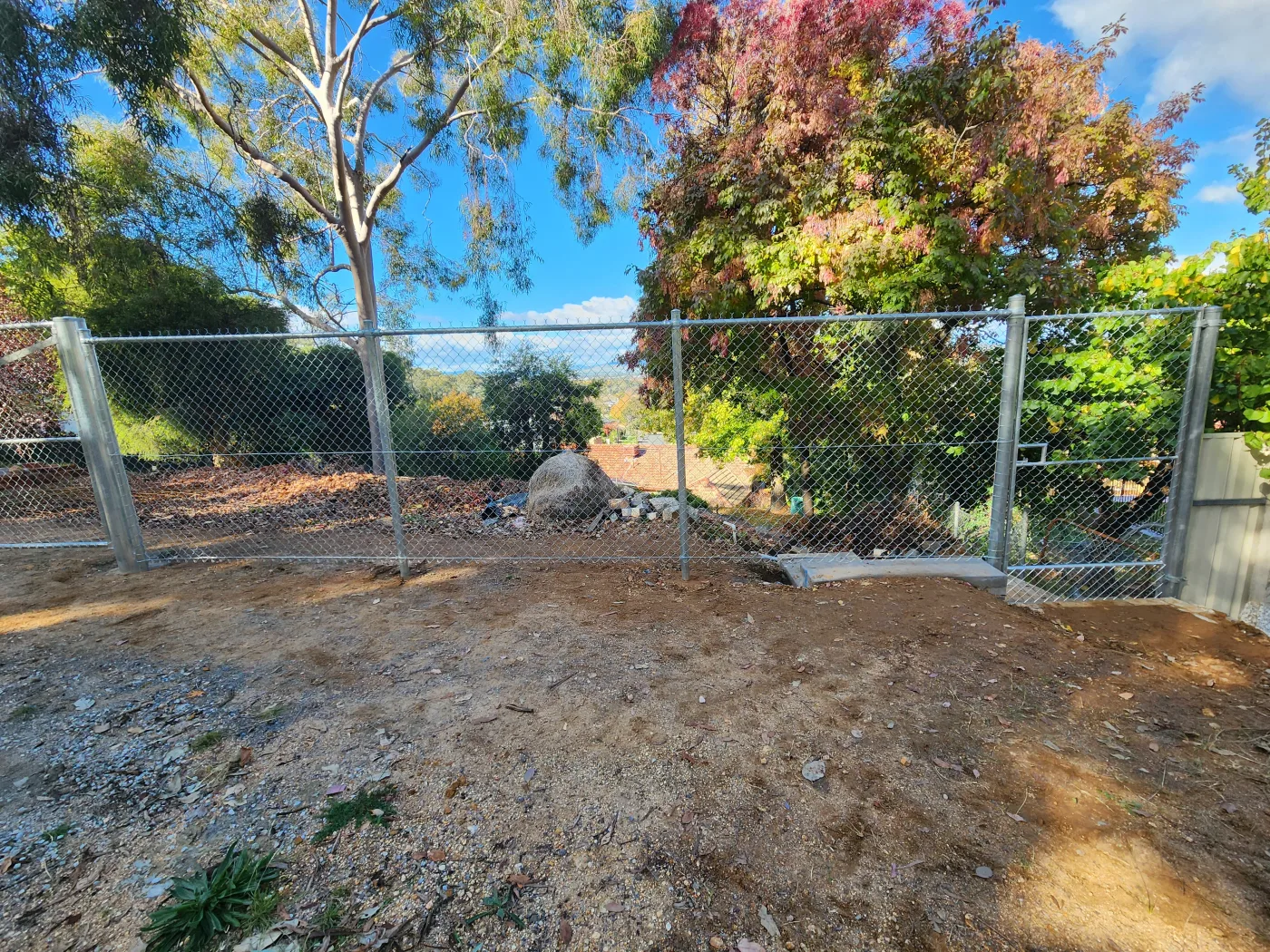 Fencing installation project