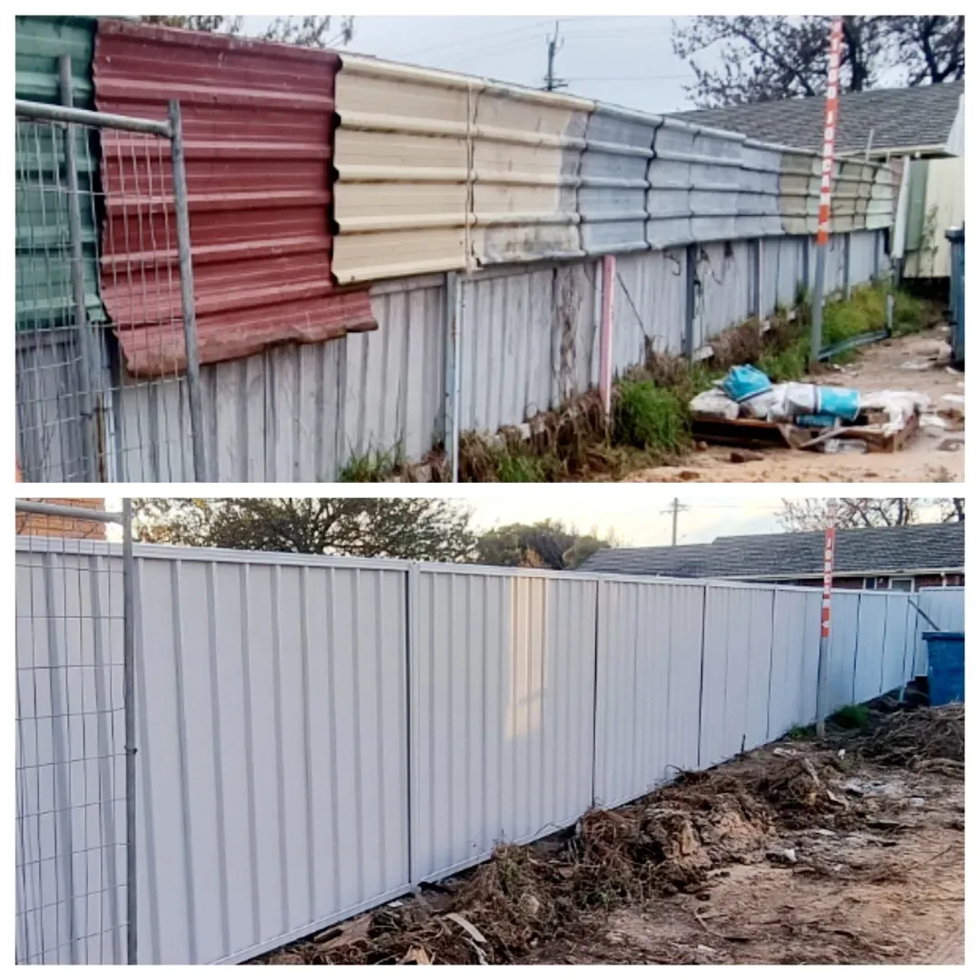 Fencing installation project